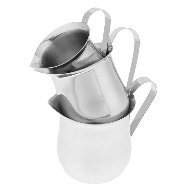 Barista Milk Jug - Edelstahl-Kännchen für die Küche, 60-240 ml,