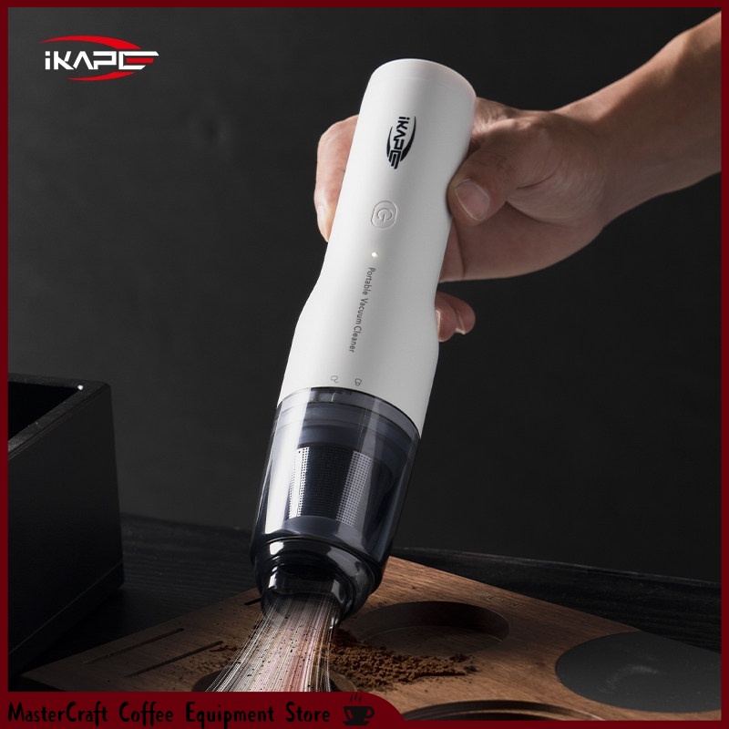 Burr Hand Grinder - Ikape Handstaubsauger, wiederaufladbar, tragbar, Kaffeepulver-Staubsauger, Blas-