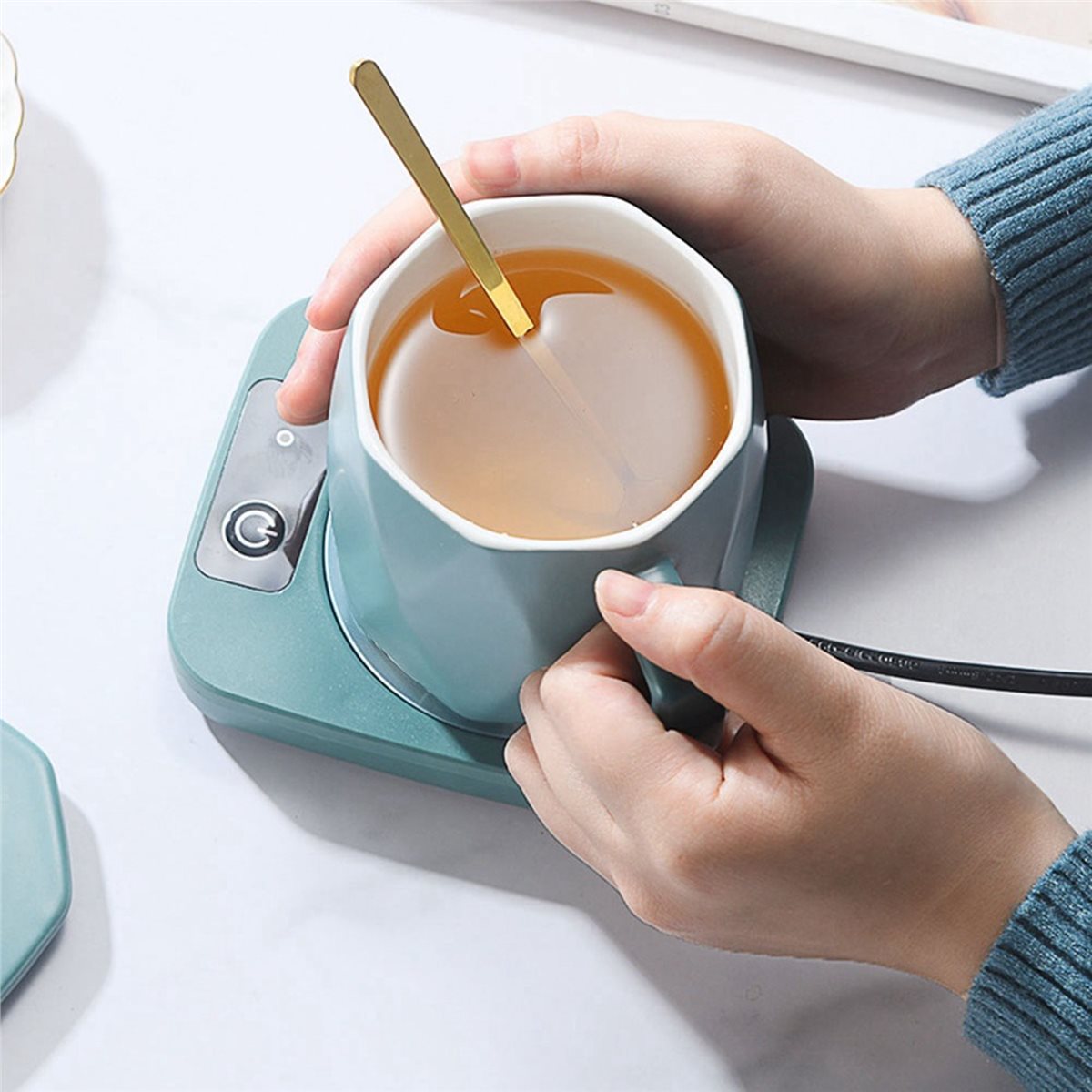 Coffee Tea With Milk - [Aktionen] Tassenwärmer Kaffeetassenwärmer Milchtee-Wärmematte Tassenheizunterlage Konstante