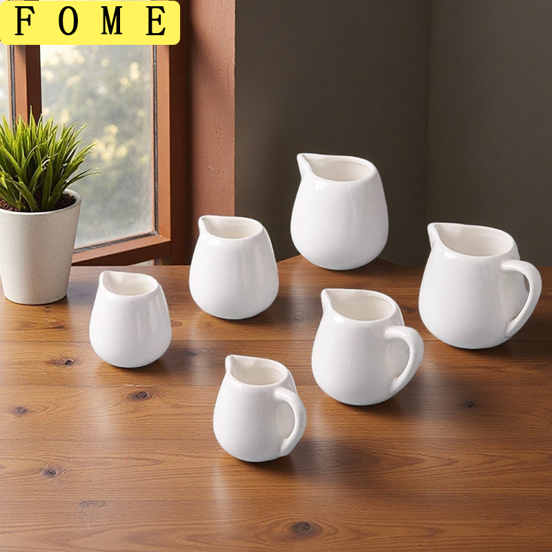 Barista Milk Jug - FOME Mini-Milchkrug aus Keramik mit Griff,