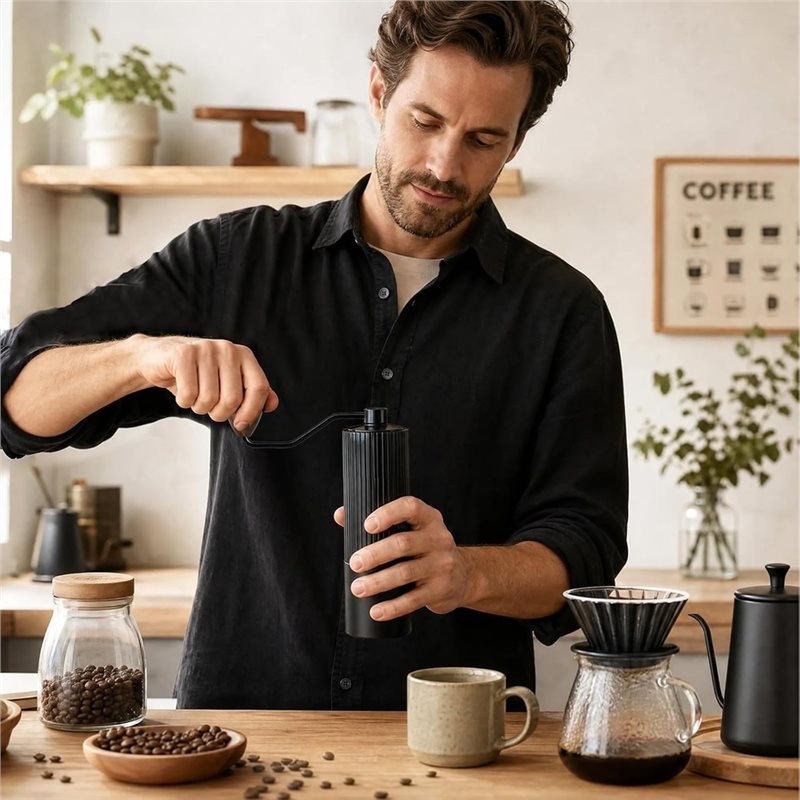 B23B Kaffeebohnen-Handmühle, m – Burr Hand Grinder Bewertung und Preis