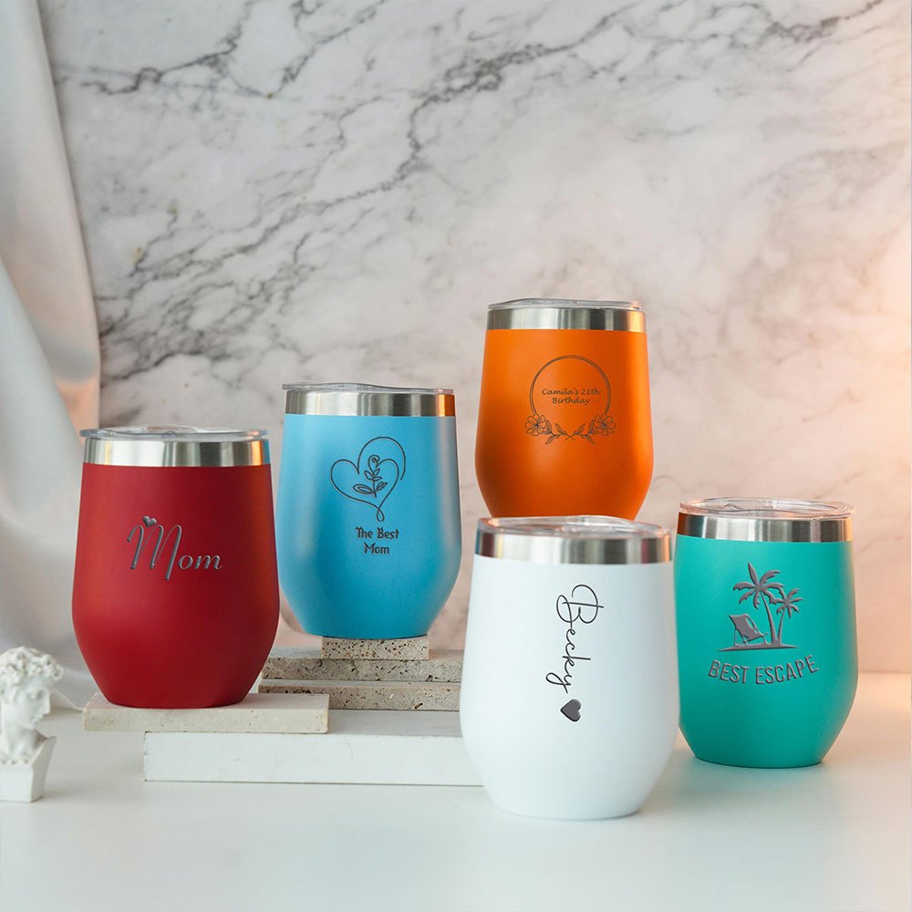 Personalisierter Herz-Weinbech – Coffee Tea Name Bewertung und Preis