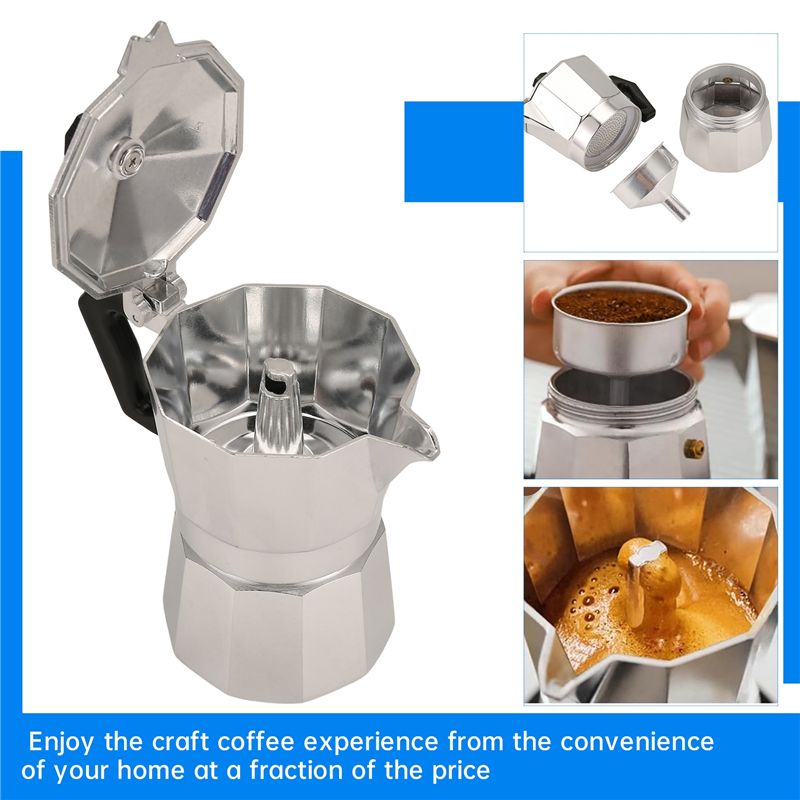 A92P Moka Pot Italienische Kaf – Moka Pot Stove Bewertung und Preis