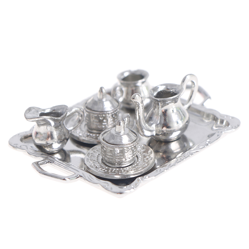 10 teile/satz 1/12 Puppenhaus  – Coffee Tea And Sugar Set Bewertung und Preis