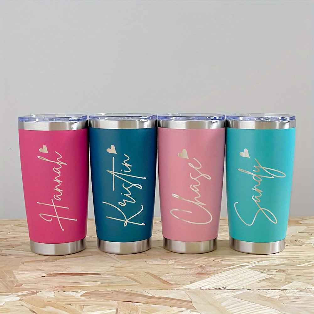 Personalisierter 20oz Edelstah – Coffee Tea Name Bewertung und Preis