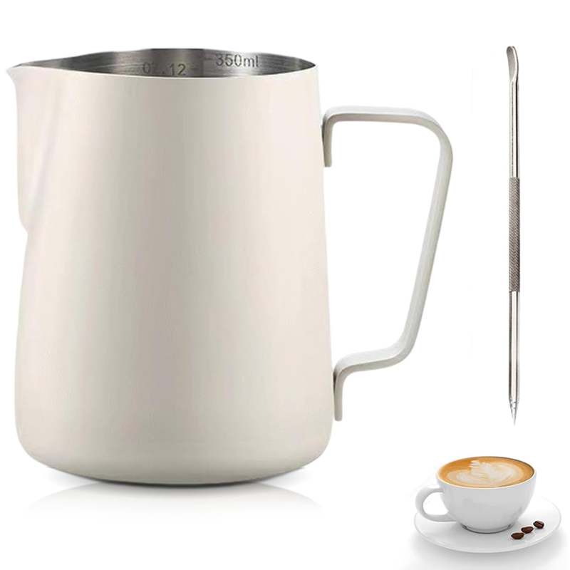 Milchkanne aus Edelstahl mit M – Barista Milk Jug Bewertung und Preis