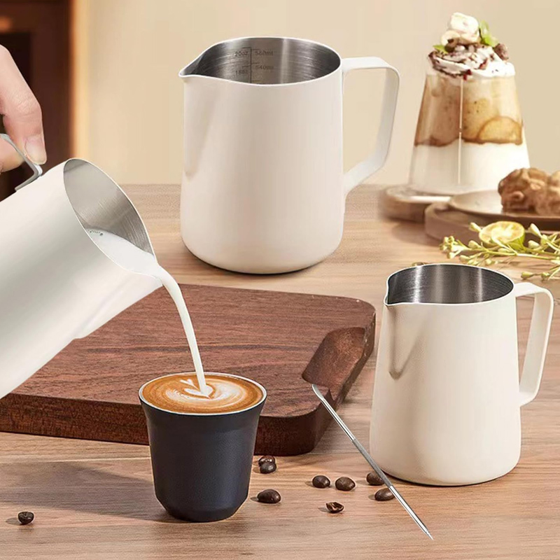 Milchkanne aus Edelstahl mit M – Barista Milk Jug Bewertung und Preis