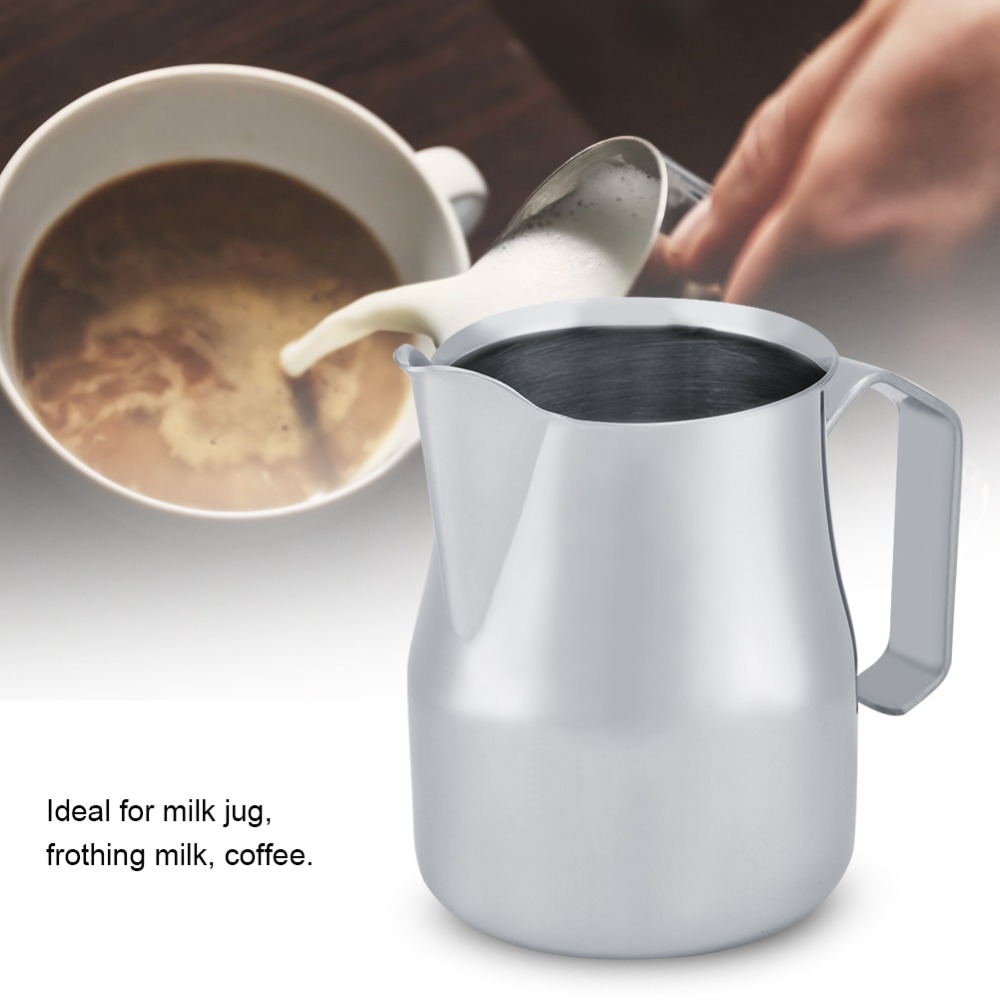 Edelstahl Kaffeekanne Silber 7 – Barista Milk Jug Bewertung und Preis