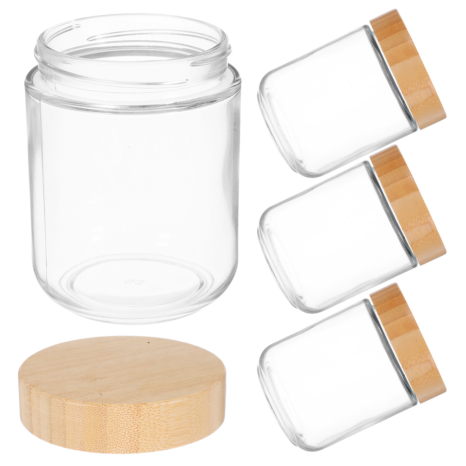 4 Stück robuste Glasbehälter m – Coffee Tea Sugar Bewertung und Preis