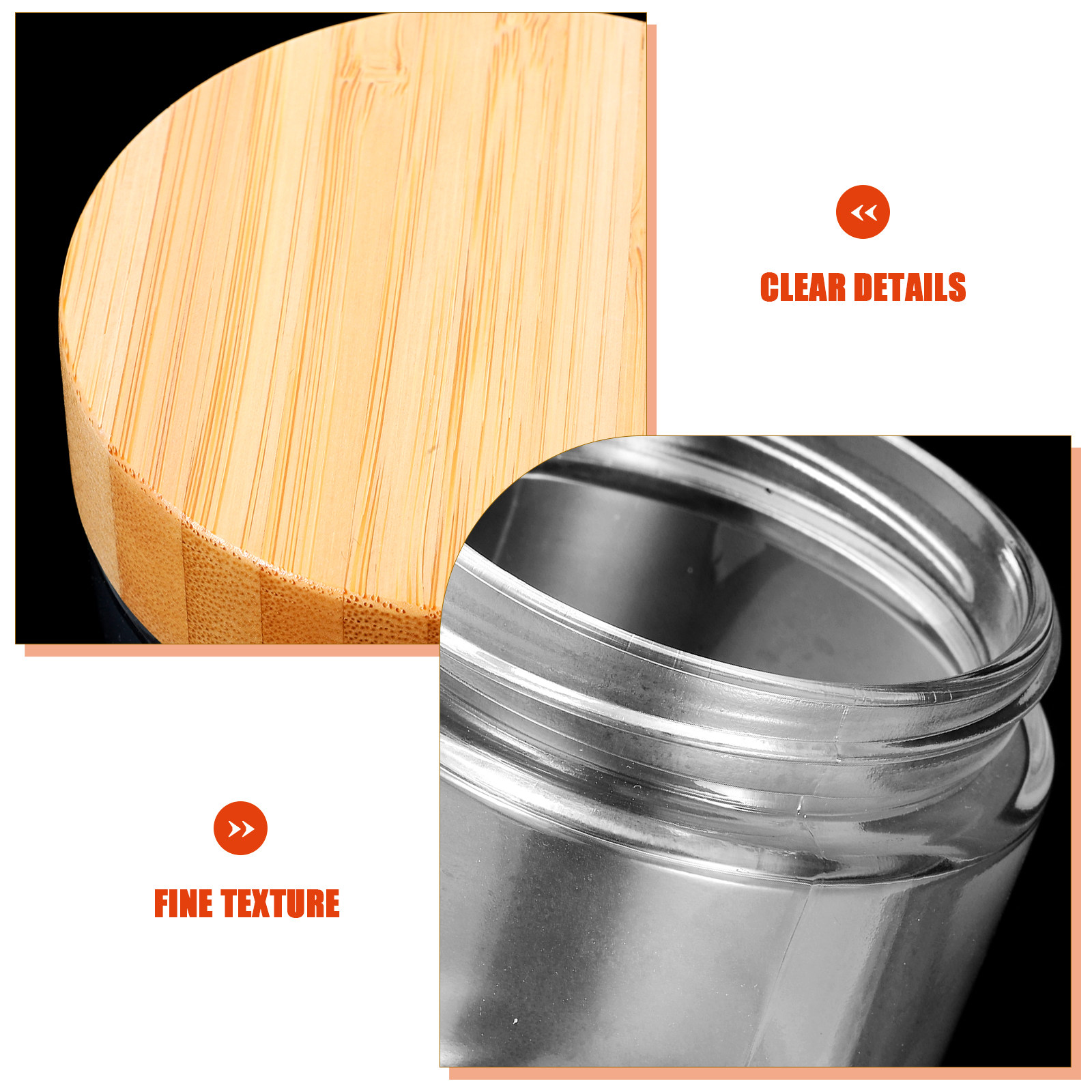 4 Stück robuste Glasbehälter m – Coffee Tea Sugar Bewertung und Preis