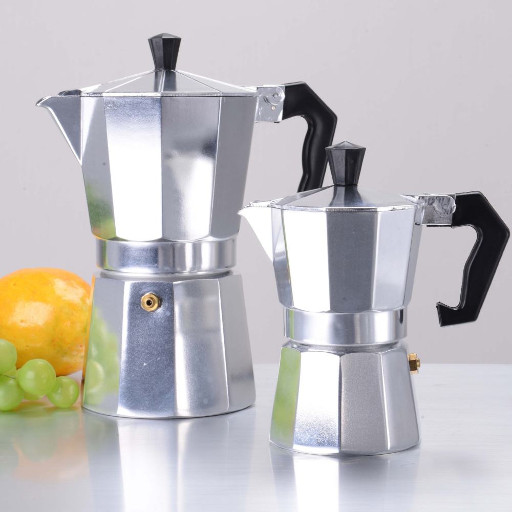 Moderner Aluminium-Espresso-Mo – Moka Pot Stove Bewertung und Preis