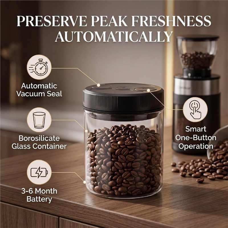 Automatischer Vakuum-Kaffeedos – Coffee Tea Sugar Bewertung und Preis