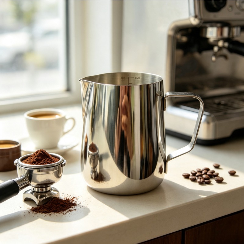 Milchaufschäumkrug, Edelstahl- – Barista Milk Jug Bewertung und Preis