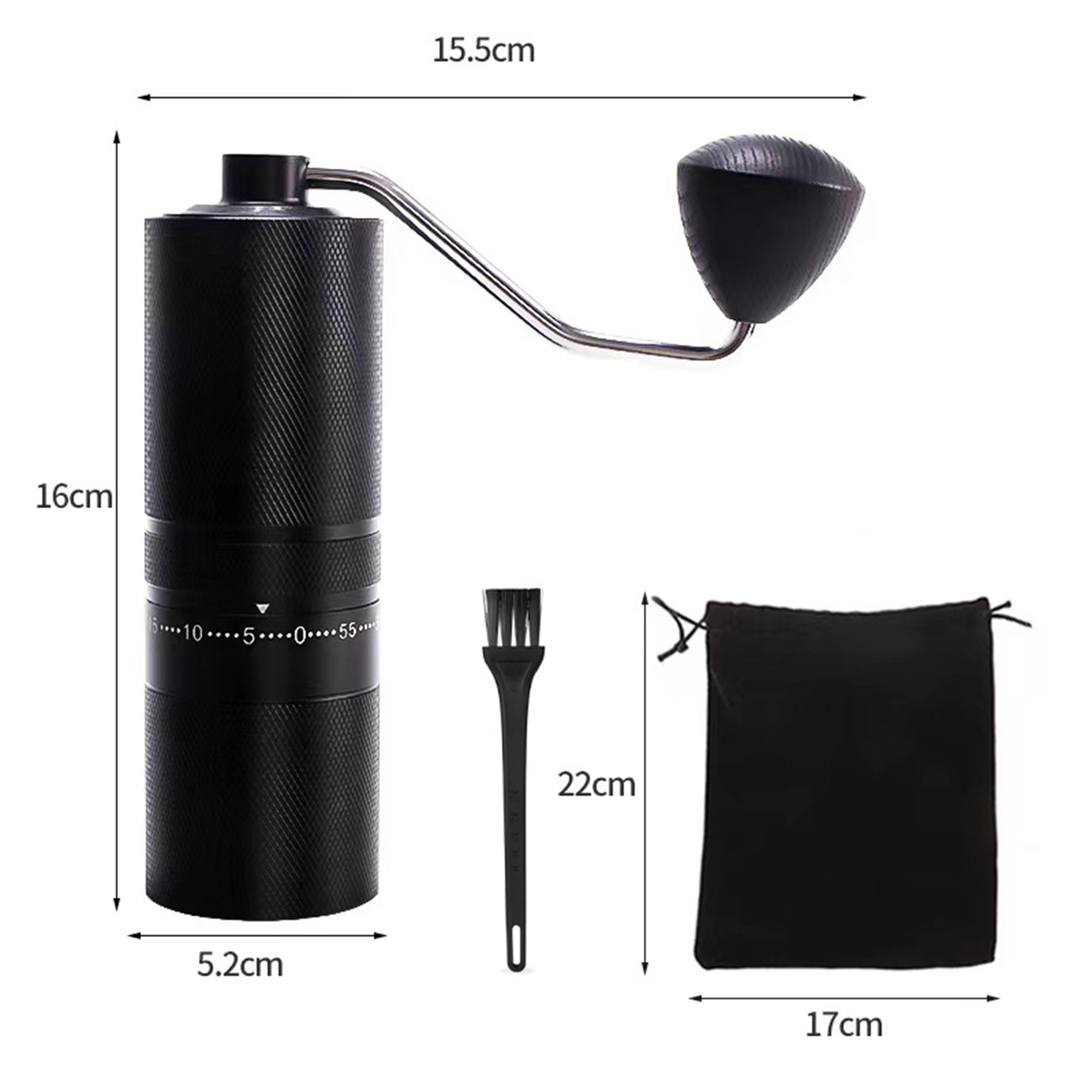 Tragbare Handkaffeemühle mit 6 – Burr Hand Grinder Bewertung und Preis